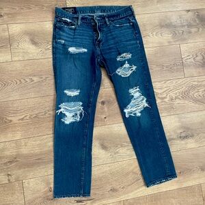 Slim dark wash jeans